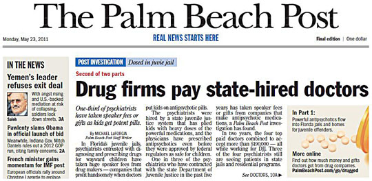 Drug firms pay state-hired doctors